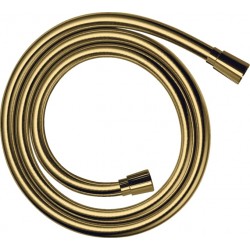 Shower hose 160cm material: Plastic polished gold optic, color: Gold surface: Matt Shower hoses