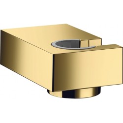 Shower holder Fixed material: Brass polished gold optic, color: Gold surface: Glossy