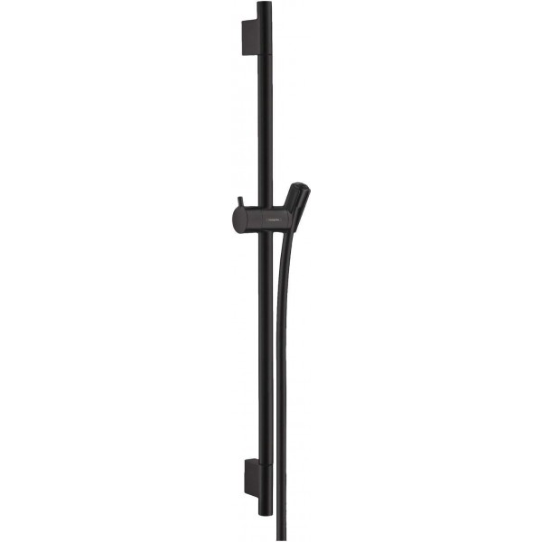 Shower slider rail 65cm material: Brass S Puro Isiflex 160cm with hose, color: Black surface: Matt Shower slider rails Shower slider rail 65cm material: Brass S Puro Isiflex 160cm with hose, color: Black surface: Matt Shower slider rails