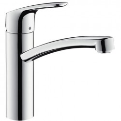 Kitchen tap Deck-mounted material: Brass LowPressure, color: Chrome surface: Glossy Deck-mounted