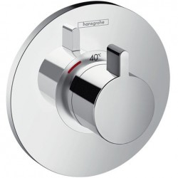 Thermostat for tap external part 1 way material: ABS HighFlow surface: Glossy, color: Chrome Thermostats