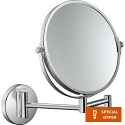Make up mirror material: Brass Wall-mounted, color: Chrome surface: Glossy Makeup mirrors