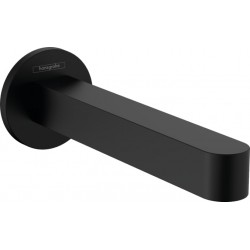 Spout (Nozzle) 18,9cm Wall-mounted material: Brass, color: Black surface: Matt Bath spouts