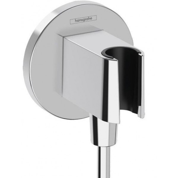 Shower holder Fixed With Outlet elbow material: Brass, color: Chrome surface: Glossy Shower holder Fixed With Outlet elbow material: Brass, color: Chrome surface: Glossy