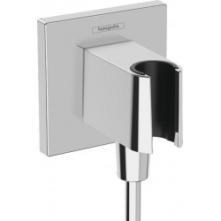 Shower holder Fixed With Outlet elbow material: Brass, color: Chrome surface: Glossy Shower holders