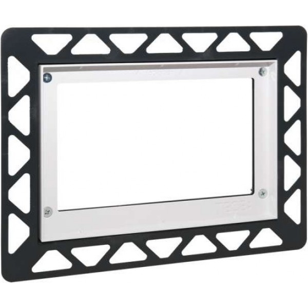 Installation frame for flush mounting material: ABS modular, color: White surface: Matt Parts Installation frame for flush mounting material: ABS modular, color: White surface: Matt Parts