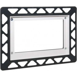 Installation frame for flush mounting material: ABS modular, color: White surface: Matt Parts