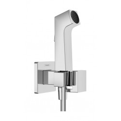 Bidet system external part Mixing material: Brass, color: Chrome surface: Glossy Wall-mounted bidet hand shower systems