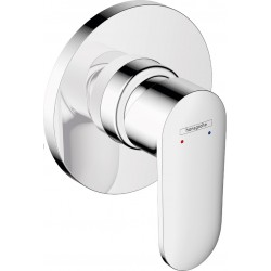 Shower tap Wall-mounted concealed - complete set 1 way material: Brass mixer With plate without hand shower, hose and holder, color: Chrome surface: Glossy