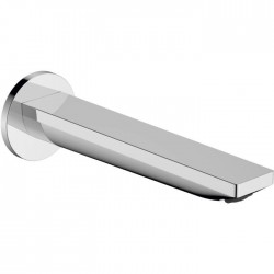 Spout (Nozzle) 20cm Wall-mounted material: Brass, color: Chrome surface: Glossy Bath spouts