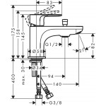 Bathtub tap Deck-mounted complete material: Brass, color: Chrome surface: Glossy Deck-mounted Bathtub tap Deck-mounted complete material: Brass, color: Chrome surface: Glossy Deck-mounted