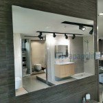 Bathroom furniture set with washbasin 100x45x50 material: Wood composite wall mounted, color: Wood Oak Bathroom furniture sets Bathroom furniture set with washbasin 100x45x50 material: Wood composite wall mounted, color: Wood Oak Bathroom furniture sets