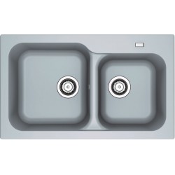 Sink Synthetic 83x50 free nested 1 ½ cabinet, color: Grey Synthetic
