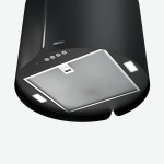 Absorber Chimney center 42cm, style: 250 W, color: Black Ceiling-mounted chimney hoods Absorber Chimney center 42cm, style: 250 W, color: Black Ceiling-mounted chimney hoods