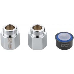 Water pressure regulator 3,8 lt/min material: Brass Flow restrictors