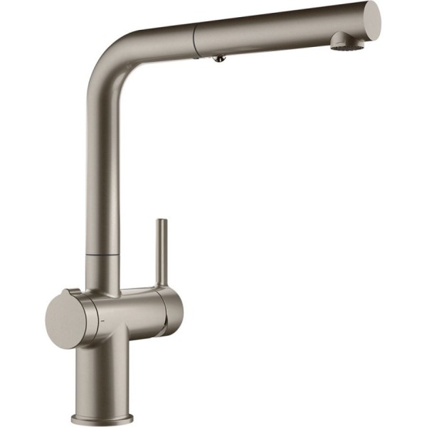Kitchen tap Deck-mounted material: Inox with shower Decor Steel, color: Chrome surface: Brushed Deck-mounted Kitchen tap Deck-mounted material: Inox with shower Decor Steel, color: Chrome surface: Brushed Deck-mounted