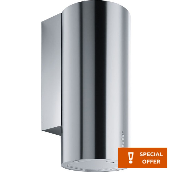 Απορροφητήρας καμινάδα επίτοιχη 37cm 125 W, χρώμα: Χρωμέ Καμινάδες επίτοιχες