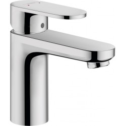 Wash basin tap Deck-mounted material: Brass mixer Without waste Μ size 100, color: Chrome surface: Glossy