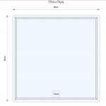 Mirror, shape: Square 80x80 material: Crystal, color: No color Mirror, shape: Square 80x80 material: Crystal, color: No color