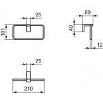 Κρίκος κλειστός από ορείχαλκο, χρώμα: Γκρι Squared magnetic grey επιφάνεια: Βουρτσισμένη Κρίκοι Κρίκος κλειστός από ορείχαλκο, χρώμα: Γκρι Squared magnetic grey επιφάνεια: Βουρτσισμένη Κρίκοι
