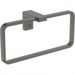 Towel ring closed material: Brass, color: Grey Squared magnetic grey surface: Satin Towel rings Towel ring closed material: Brass, color: Grey Squared magnetic grey surface: Satin Towel rings