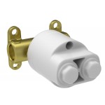 Σύστημα ντους μπιντέ εντοιχιζόμενο κομπλέ αναμεικτικό 1 ροής Ε Ecosmart+ με στήριγμα & σπιράλ 1,25m από ορείχαλκο, χρώμα: Μαύρο επιφάνεια: Ματ Συστήματα ντους μπιντέ εντοιχιζόμενα