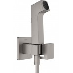 Bidet system Mixing material: Brass, color: Dark Grey surface: Brushed Wall-mounted bidet hand shower systems Bidet system Mixing material: Brass, color: Dark Grey surface: Brushed Wall-mounted bidet hand shower systems