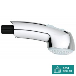 Phone battery kitchen material: ABS, color: Chrome Extractable showers