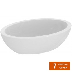 Washbasin Free standing 60x42x16 material: Porcelain Without hole Without overflow, color: White surface: Glossy