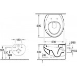 Κάλυμμα λεκάνης soft closing Wrapover, χρώμα: Λευκό Καλύμματα