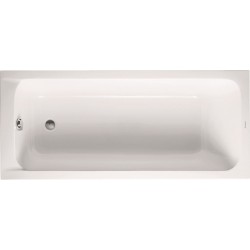 Bathtub Rectangular 160x70 material: Acrylic, color: White no grab bars surface: Glossy