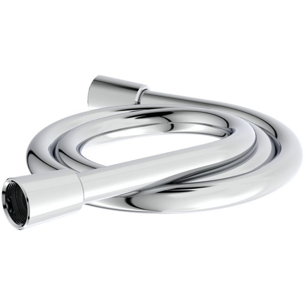 Shower hose 175cm material: Plastic, color: Chrome surface: Matt Shower hoses
