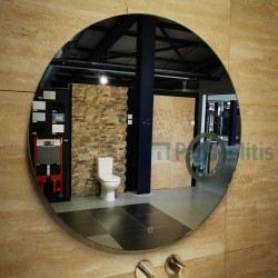 Mirror, shape: Round 80x80 material: Crystal, color: No color