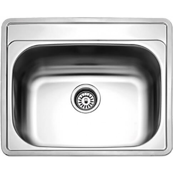 Sink Stainless (Steel) 60x50 material: Inox surface: Matt free nested 1 bowl, color: Chrome Stainless steel Sink Stainless (Steel) 60x50 material: Inox surface: Matt free nested 1 bowl, color: Chrome Stainless steel