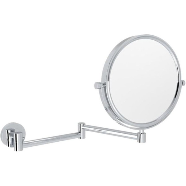 Make up mirror material: Brass Wall-mounted, color: Chrome surface: Glossy Makeup mirrors