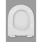 Toilet-seat soft closing, style: Sandwich quick release, Slim, color: White Toilet seats & covers Toilet-seat soft closing, style: Sandwich quick release, Slim, color: White Toilet seats & covers