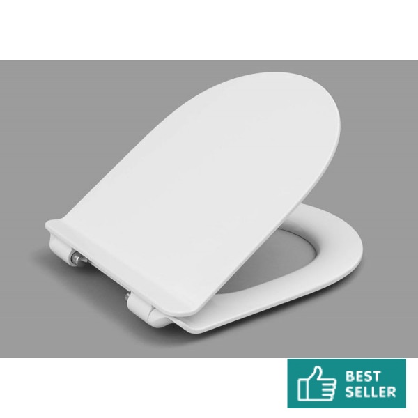 Toilet-seat soft closing, style: Sandwich quick release, Slim, color: White Toilet seats & covers Toilet-seat soft closing, style: Sandwich quick release, Slim, color: White Toilet seats & covers