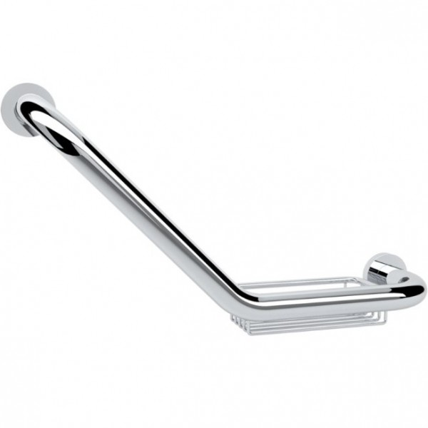 Handle wall 50x11x5,4 material: Brass, color: Chrome surface: Glossy Bathtub grab-bars