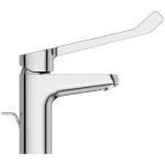 Special needs wash basin mixer, color: Chrome material: Brass Accessible wash basin taps Special needs wash basin mixer, color: Chrome material: Brass Accessible wash basin taps
