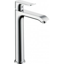 Wash basin tap Deck-mounted for free-standing washbasin material: Brass mixer With pop-up waste set 200, color: Chrome surface: Glossy