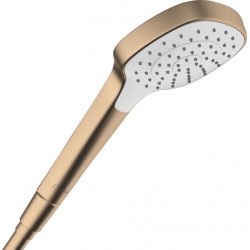 Shower head 1 jet, color: Bronze surface: Brushed