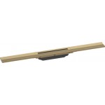 Shower channel cover material: Inox, color: Bronze Linear shower drains