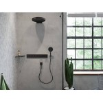 Hook Flat wall mounted material: Brass single 1,6x2,1x3cm, brushed black chrome, color: Dark Grey surface: Brushed