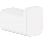 Hook Flat wall mounted material: Brass single 1,6x2,1x3cm, color: White surface: Matt Hook Flat wall mounted material: Brass single 1,6x2,1x3cm, color: White surface: Matt Hooks