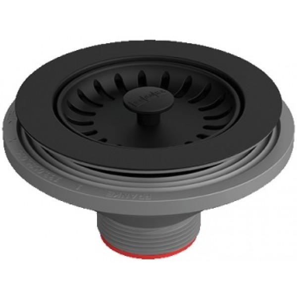 Sink drain Black Matt material: Plastic Drains - Siphons Sink drain Black Matt material: Plastic Drains - Siphons