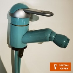 Bidet mixer material: Brass, color: Chrome surface: Glossy Deck-mounted