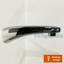 Spout (Nozzle) 20cm Wall-mounted material: Brass, color: Chrome surface: Glossy Bath spouts