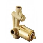 Shower tap Wall-mounted concealed - complete set 2 way material: Brass mixer With plate without hand shower, hose and holder, color: Chrome surface: Glossy