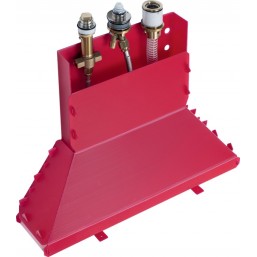 Bathtub tap Deck-mounted concealed part
