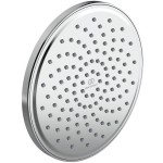 Shower head Wall-mounted / Ceiling-mounted 20x20 material: ABS, style: 1 spray, color: Chrome surface: Glossy Overhead showers